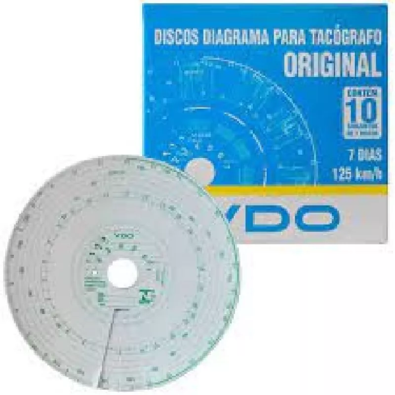 Disco Tacografo 125km Semanal Vdo