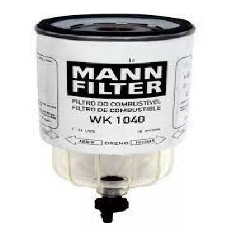 Filtro Combustivel Separador Agua Vw 7100/8140/8150/x10 /f250 C/copo Dreno Mann