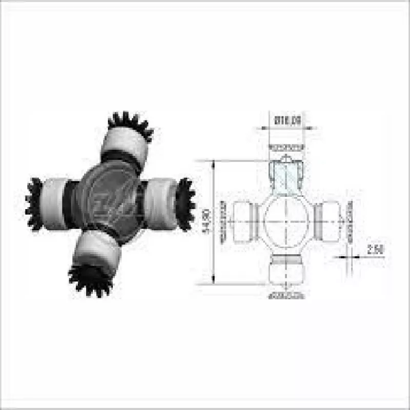 Cruzeta Alavanca Trambulador Caixa Cambio Zf Volvo Nl/mb 1620/1621/1935 18x57mm