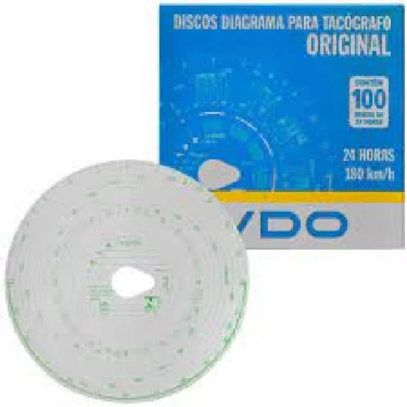 Disco Tacografo 180km Diario Vdo