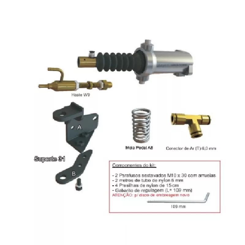 Servo Embreagem Agrale/volare V8/w9 Motor Mwm Eletronico Zupan
