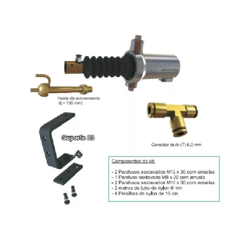 Servo Embreagem Vw 7100/8100/8120/8140/8150/8150od/9150od/onibus Motor Mwm X10 Zupan