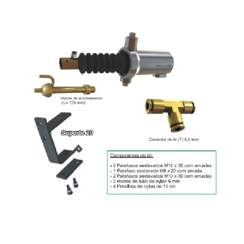 Servo Embreagem Vw 8120/8150/9150e/8150eod/9150eod/onibus Motor Mwm X12  Eletronico Zupan