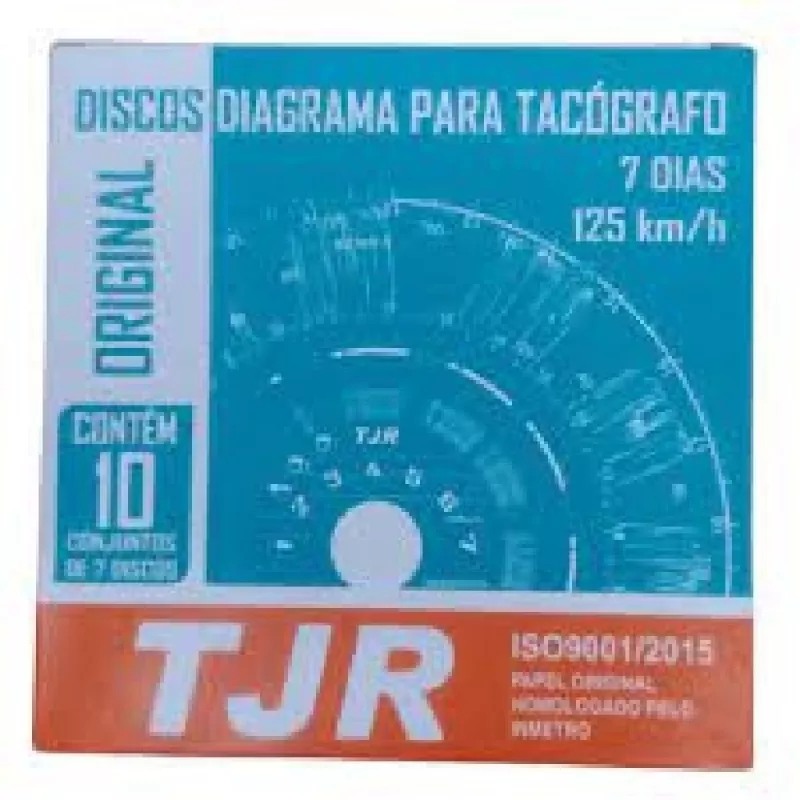 Disco Tacografo 125km Semanal Tjr