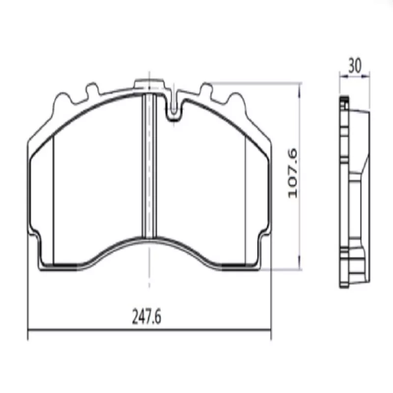 Pastilha Freio Dt Tr Sc 124/s4 - Sistema Knnor Syl