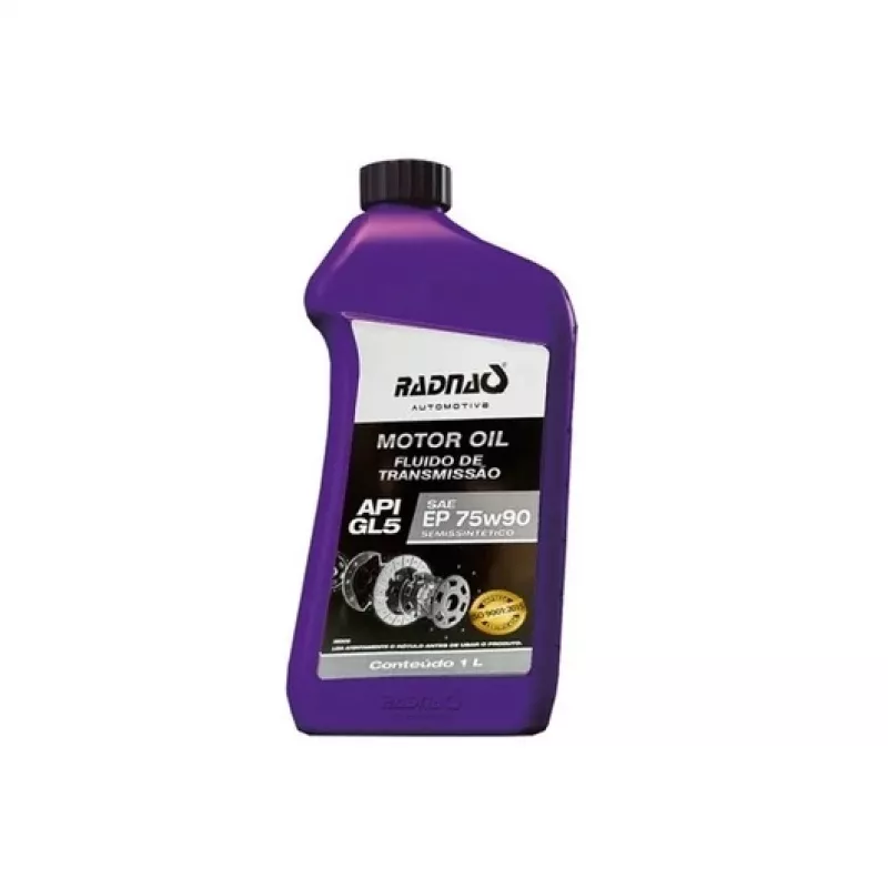 Oleo 75w90 Semi Sintetico Caixa Cambio / Diferencial 1 Litro - Radnaq Radnaq