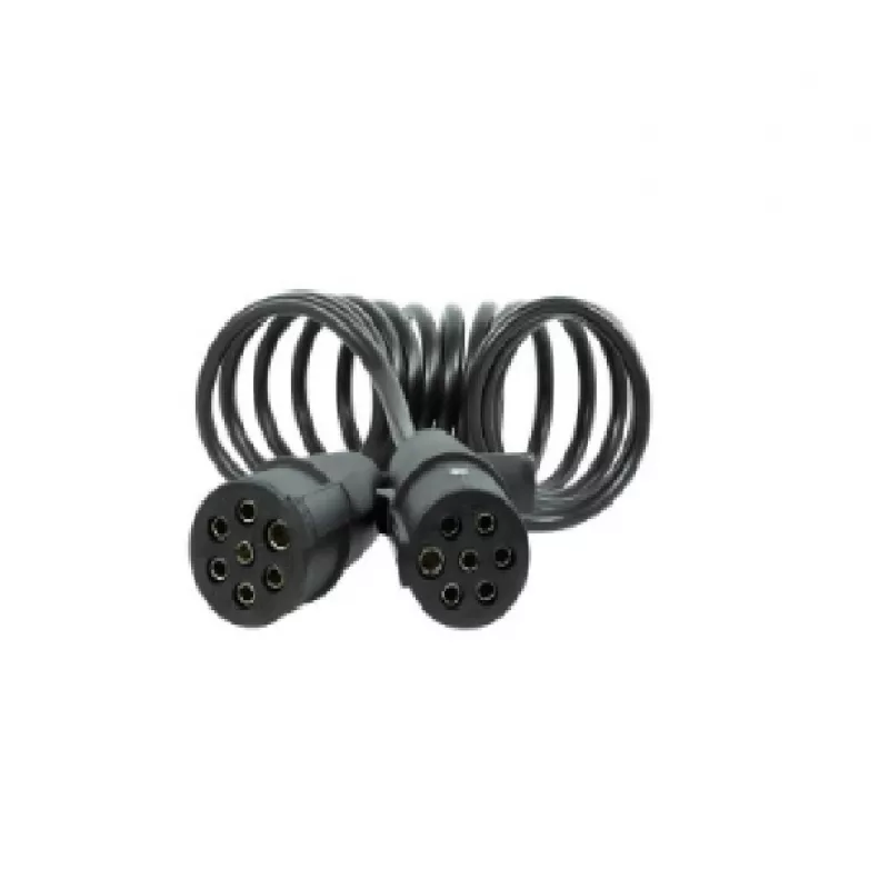 Chicote Eletrico Espiral Cavalo/carreta 7 Polos 5.5 Metros C/tomada - Moderna Fina Petra
