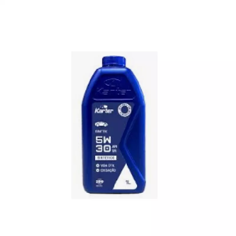 Oleo 5w30sn Sintetico Motor Alcool/gasolina/flex 1 Litro - Karter Karter